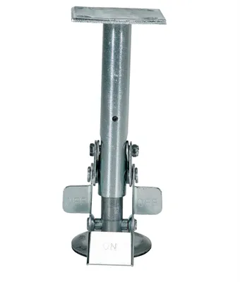 Vestil FL-LK-8EM floor lock shown from an alternate angle
