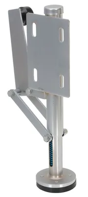 Vestil FL-LK-SMR-L floor lock shown from an alternate angle