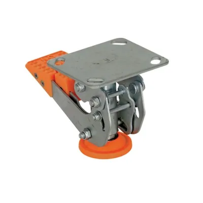 Vestil FL-LKH-4 floor lock shown from an alternate angle