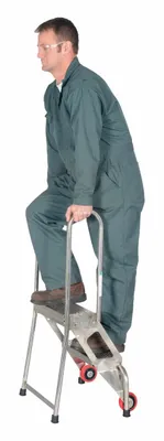Vestil FLAD-2-SS ladder shown from an alternate angle