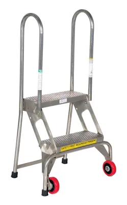 Vestil FLAD-2-SS ladder shown from an alternate angle
