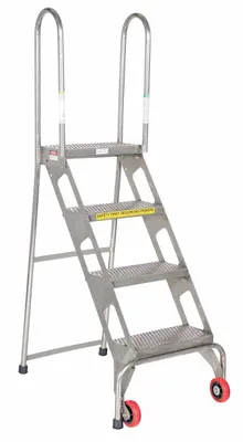 Vestil FLAD-4-SS ladder shown from an alternate angle