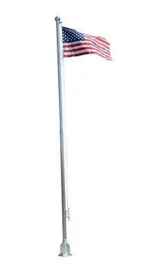 Vestil FLP-20-SS pole shown from an alternate angle