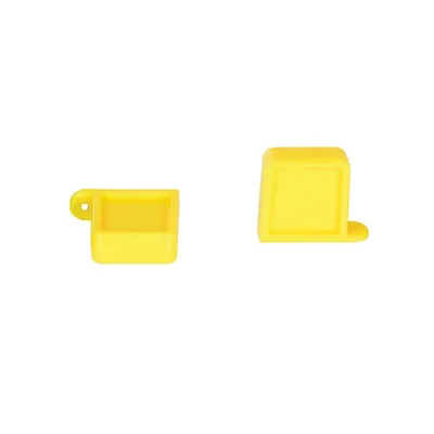 Vestil FPU-TK-45-M-YL Thick Polyurethane Magnetic Fork Tip Protector