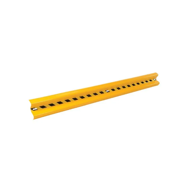 Vestil GR-H2R-BO-12-YL Steel Straight Guard Rail