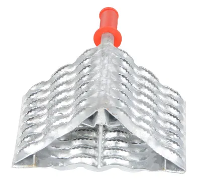 Vestil GWC-10 Serrated Steel Wheel Chock 2