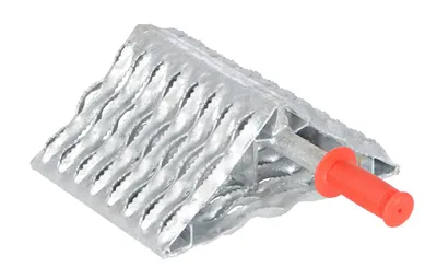 Vestil GWC-10 Serrated Steel Wheel Chock 1