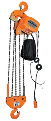 Vestil H-10000-3 hoists and crane shown from an alternate angle