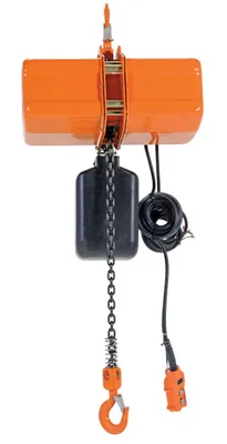 Vestil H-2000-3 hoists and crane shown from an alternate angle