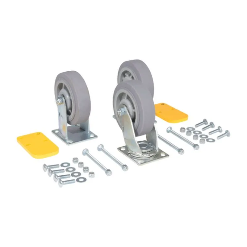 Vestil H-CK3-C11C Thermoplastic Rubber Caster Kit (1)