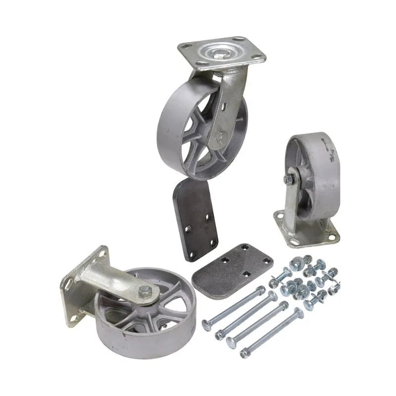 Vestil H-CK3-SC6-2 Semi-Steel Caster Kit