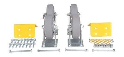 Vestil H-CK4-C11C caster wheel shown from an alternate angle