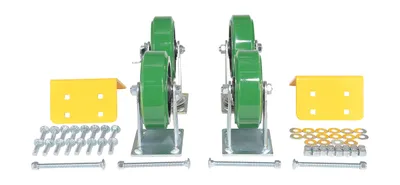 Vestil H-CK4-C12C caster wheel shown from an alternate angle