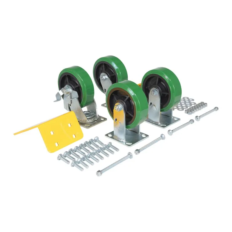 Vestil H-CK4-C12C Polyurethane Caster Kit