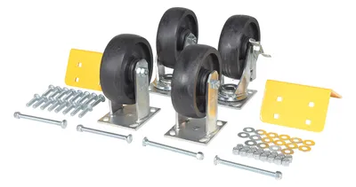 Vestil H-CK4-C24C caster wheel shown from an alternate angle