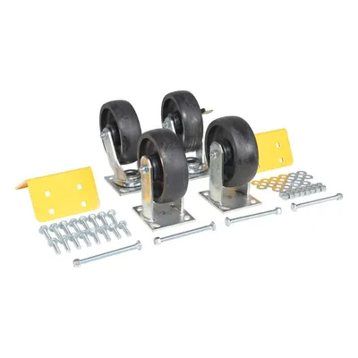 Vestil H-CK4-C24C Glass-Filled Nylon Caster Kit