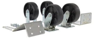 Vestil H-CK4-GFN6-2 caster wheel shown from an alternate angle