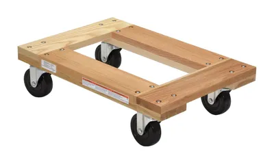 Vestil HDOF-1624-12 Hardwood Open Deck Dolly