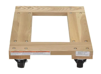 Vestil HDOF-1624-9 Hardwood Open Deck Dolly