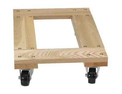 Vestil HDOF-1624-9 Hardwood Open Deck Dolly