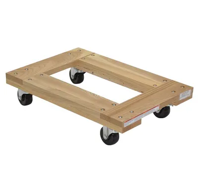 Vestil HDOF-1624-9 Hardwood Open Deck Dolly