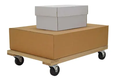 Vestil HDOF-2436-12-NM Hardwood Open Deck Dolly