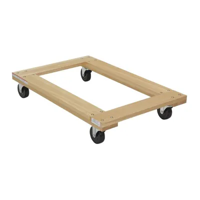 Vestil HDOF-2436-12-NM Hardwood Open Deck Dolly