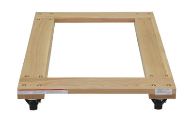 Vestil HDOF-2436-9 Hardwood Open Deck Dolly