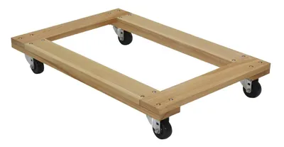 Vestil HDOF-2436-9-NM Hardwood Open Deck Dolly