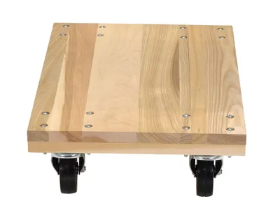 Vestil HDOS-1624-12 Hardwood Solid Deck Dolly