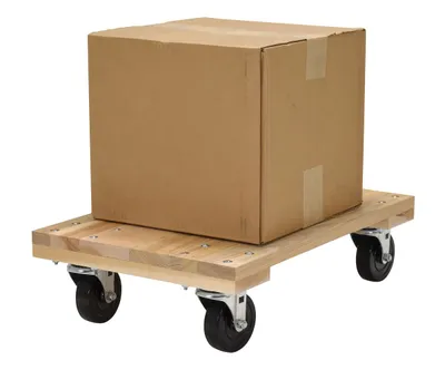Vestil HDOS-1624-12 Hardwood Solid Deck Dolly