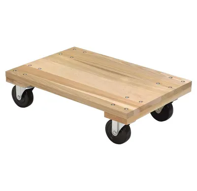 Vestil HDOS-1624-12 Hardwood Solid Deck Dolly