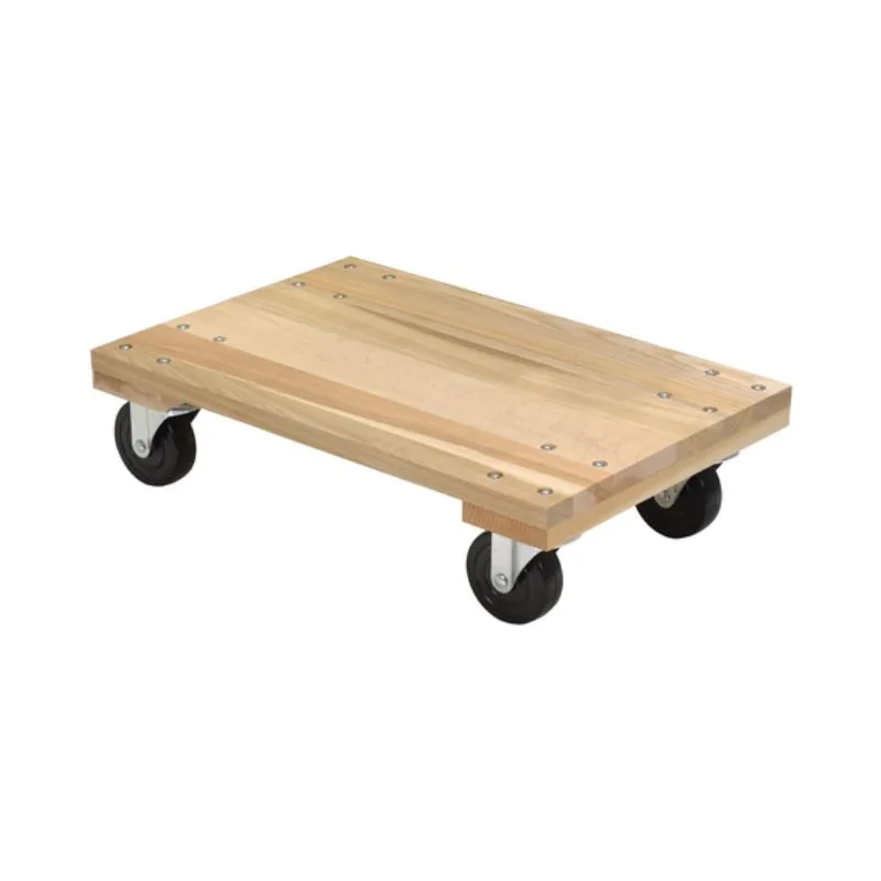 Vestil HDOS-1624-12 Hardwood Solid Deck Dolly