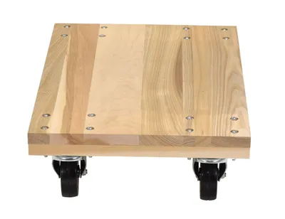 Vestil HDOS-1624-12-NM Hardwood Solid Deck Dolly