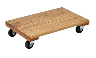 Vestil HDOS-1624-9-E Poplar Solid Deck Dolly