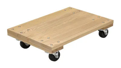 Vestil HDOS-1624-9 Hardwood Solid Deck Dolly