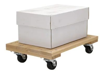 Vestil HDOS-1624-9 Hardwood Solid Deck Dolly