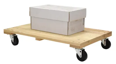 Vestil HDOS-2436-12 Hardwood Solid Deck Dolly
