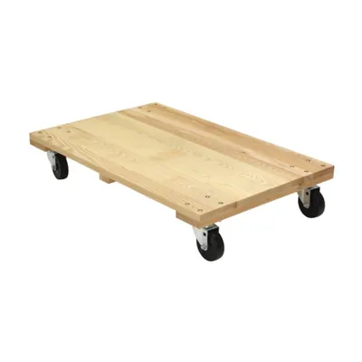 Vestil HDOS-2436-12 Hardwood Solid Deck Dolly