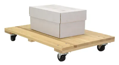 Vestil HDOS-2436-9 Hardwood Solid Deck Dolly