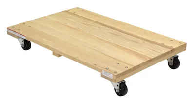 Vestil HDOS-2436-9-NM Hardwood Solid Deck Dolly