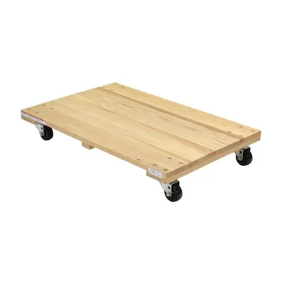 Vestil HDOS-2436-9-NM Hardwood Solid Deck Dolly