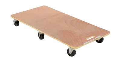 Vestil HDOS-2448-6SW Hardwood Solid Deck Dolly
