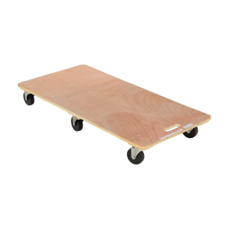 Vestil HDOS-2448-6SW Hardwood Solid Deck Dolly