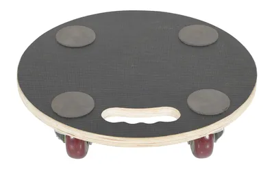 Vestil HDOS-R-15-440 Hardwood Round Dolly
