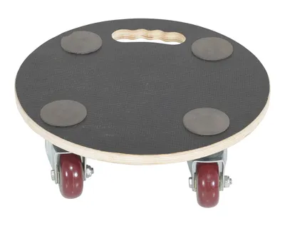 Vestil HDOS-R-15-440 Hardwood Round Dolly
