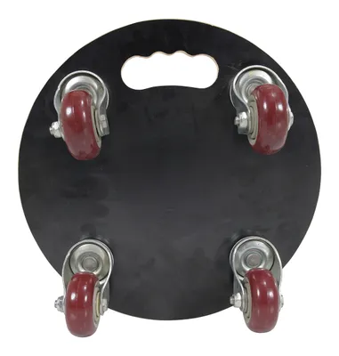 Vestil HDOS-R-15-440 Hardwood Round Dolly