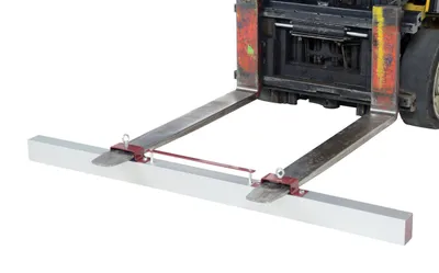 Vestil HFMS-72 Steel Forklift Hanging Magnetic Sweeper 3