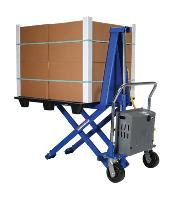Vestil HIPM-2048-AC pallet jack shown from an alternate angle