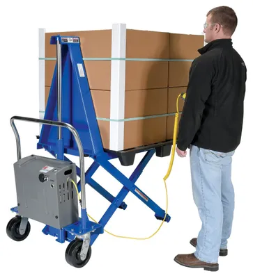 Vestil HIPM-2748-AC pallet jack shown from an alternate angle